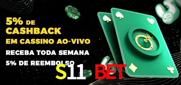 Promoções do cassino ao Vivo S11 Bet